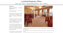 Desktop Screenshot of lichfieldregistryoffice.co.uk